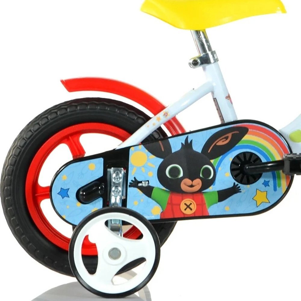 DINO BIKES Bicicleta copii alb 10 inch Bing