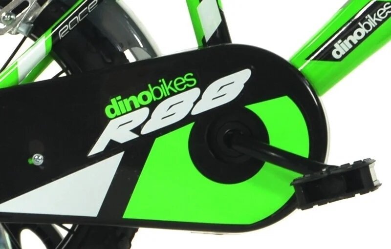 DINO BIKES Bicicleta copii MTB 416U diametru 16 inch varsta 6-8 ani inaltimea recomandata 107-125 cm cu roti ajutatoare frana pe ambele roti