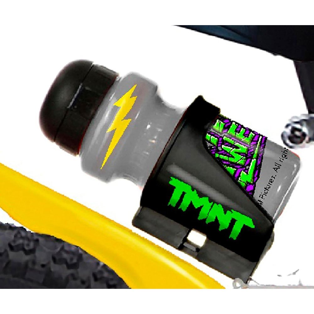 DINO BIKES Bicicleta copii Testoasele Ninja 14 inch varsta 4-7 ani inaltimea 95-115 cm frana de mana pe ambele roti pinion spate fix roti ajutatoare detasabile scut frontal