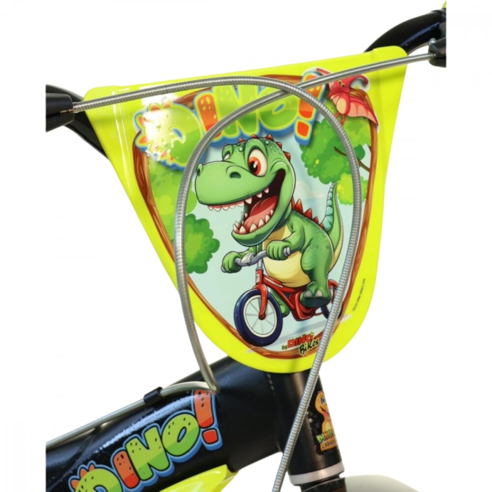 DINO BIKES Bicicleta pentru copii Dinosaur roti 16 inch inaltime utilizator 107-125 cm