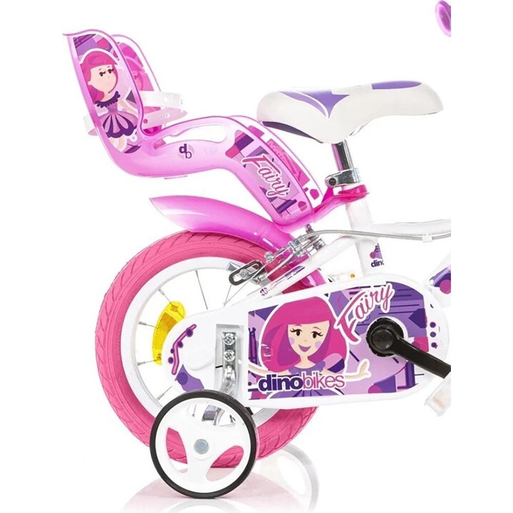 DINO BIKES Bicicleta pentru copii Fairy Alb 12 inch