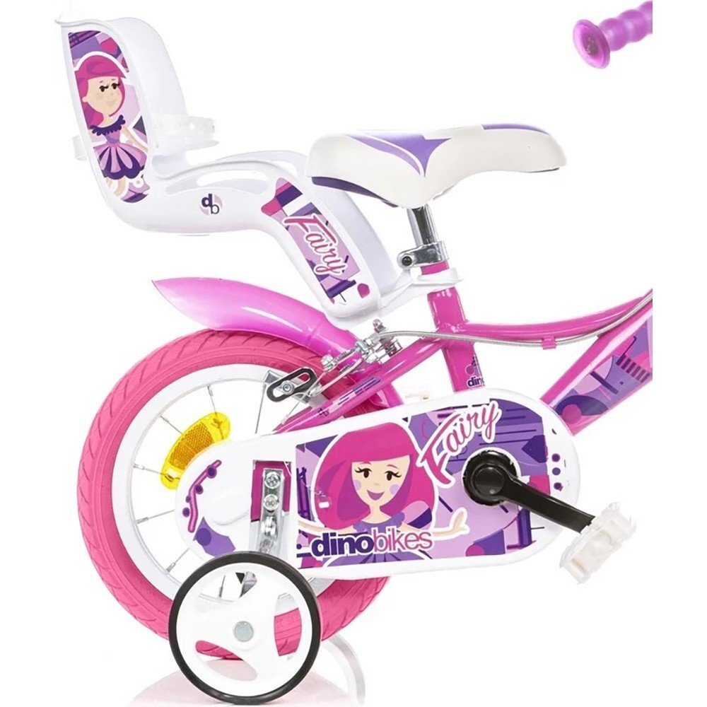 DINO BIKES Bicicleta pentru copii Fairy Roz 12 inch