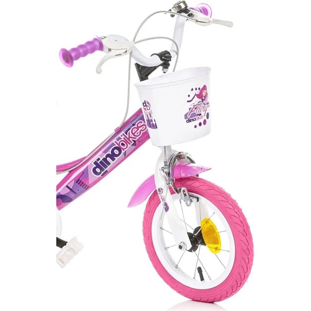 DINO BIKES Bicicleta pentru copii Fairy Roz 12 inch