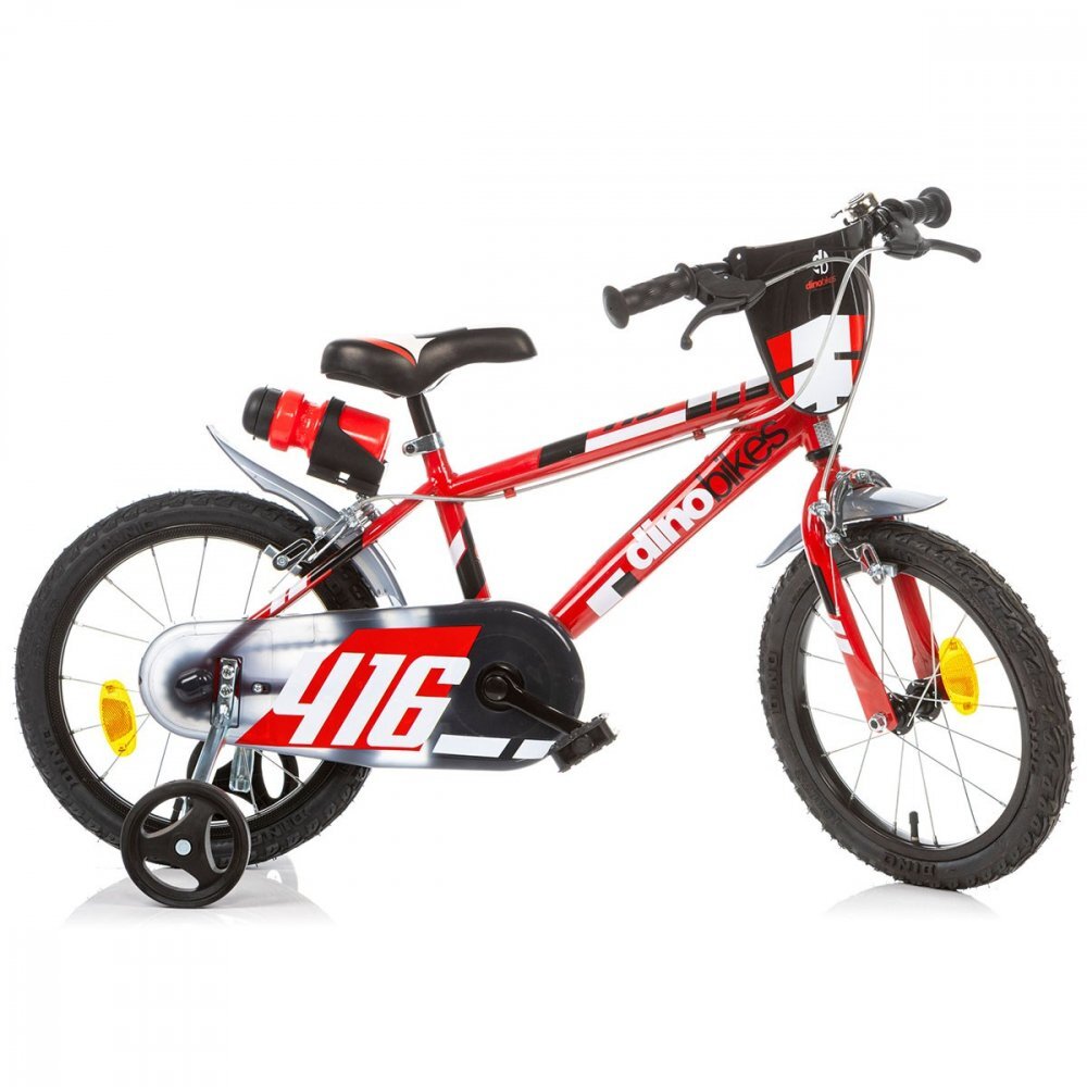 DINO BIKES Bicicleta pentru copii model 416 16 inch rosu