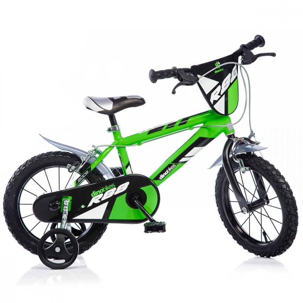 DINO BIKES Bicicleta pentru copii model R88 14 inch verde