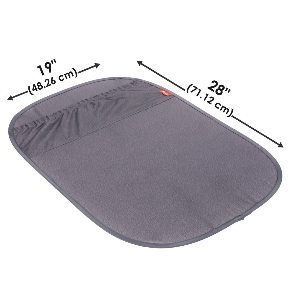 DIONO Husa protectie cu organiser spatar scaun Stuff N Scuff XL Gray