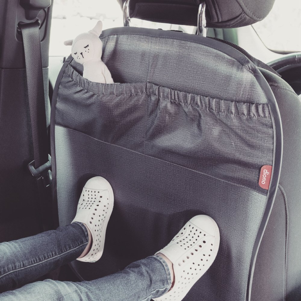 DIONO Husa protectie cu organiser spatar scaun Stuff N Scuff XL Gray