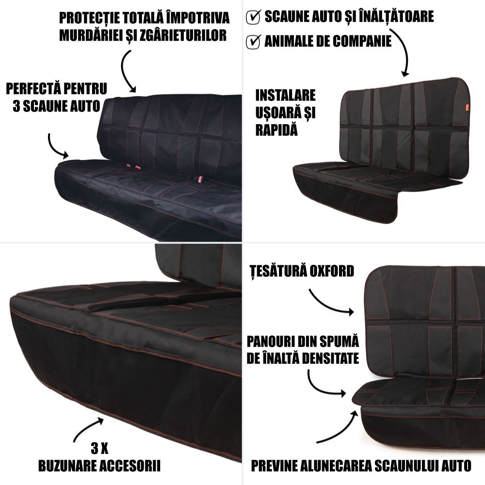 DIONO Protectie bancheta Ultra Mat XXXL Black