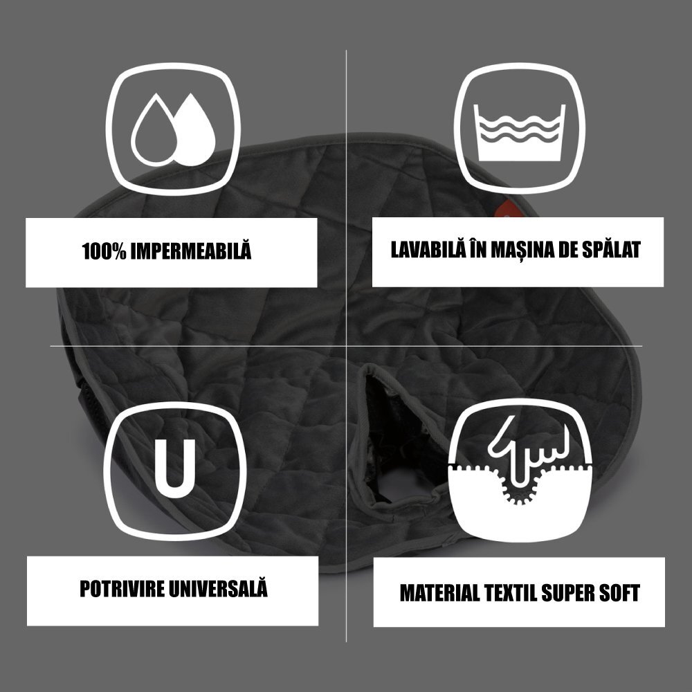DIONO Protectie impermeabila scaun auto Ultra Dry Seat Gray