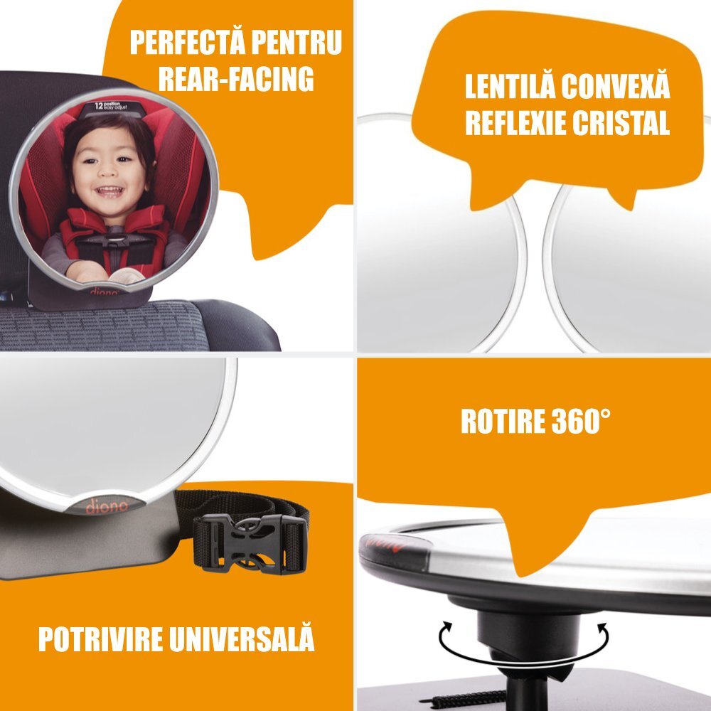 DIONO Set 2 oglinzi retrovizoare Easy View