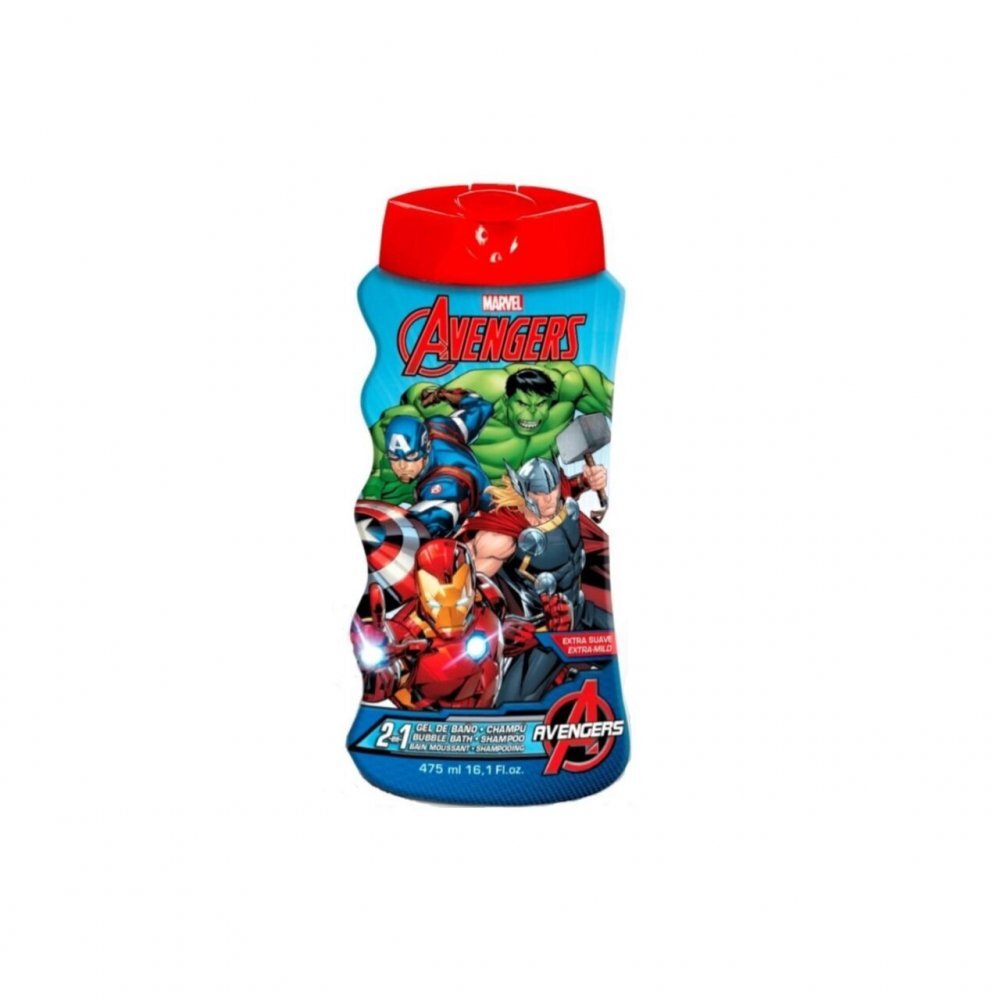 DISNEY Gel de dus si sampon 2 in 1 Avengers Baieti 475 ml