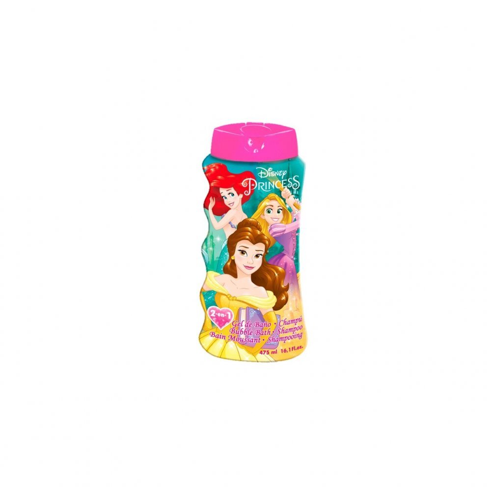DISNEY Gel de dus si sampon 2 in 1 Princess Fetite 475 ml