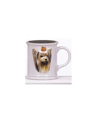 DIVERSE Cana cu catel Yorkie in relief