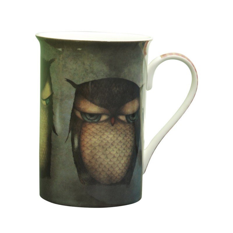 DIVERSE Cana Grumpy Owl inalta din portelan