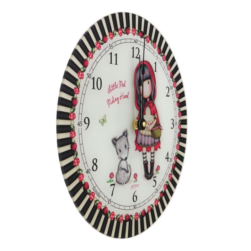 DIVERSE Ceas de perete Gorjuss Little Red Riding Hood