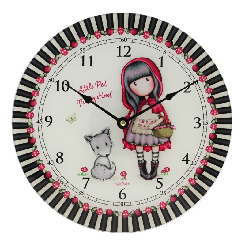 DIVERSE Ceas de perete Gorjuss Little Red Riding Hood
