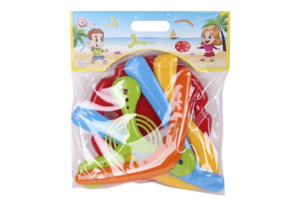 DIVERSE Set de 5 jucarii zburatoare TechnoK frisbee si bumeranguri