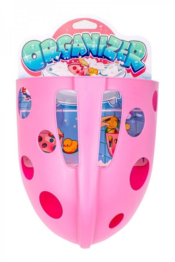 DIVERSE Suport pentru jucarii de baie cu ventuze Organizator Pink