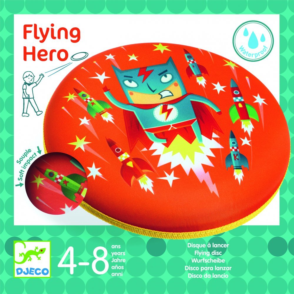 Djeco Disc frisbee Erou in zbor