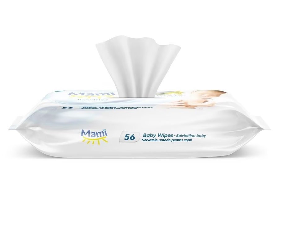 DOCTOR WIPES Servetele umede Mami sensitive cu extract de Aloe Vera 56 bucati