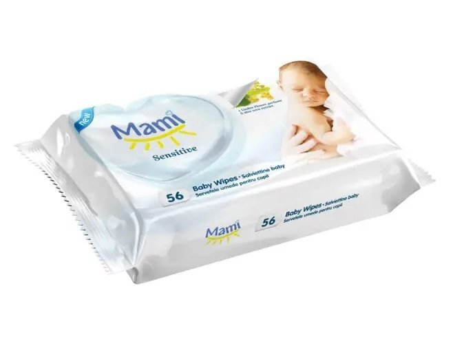 DOCTOR WIPES Servetele umede Mami sensitive cu extract de Aloe Vera 56 bucati