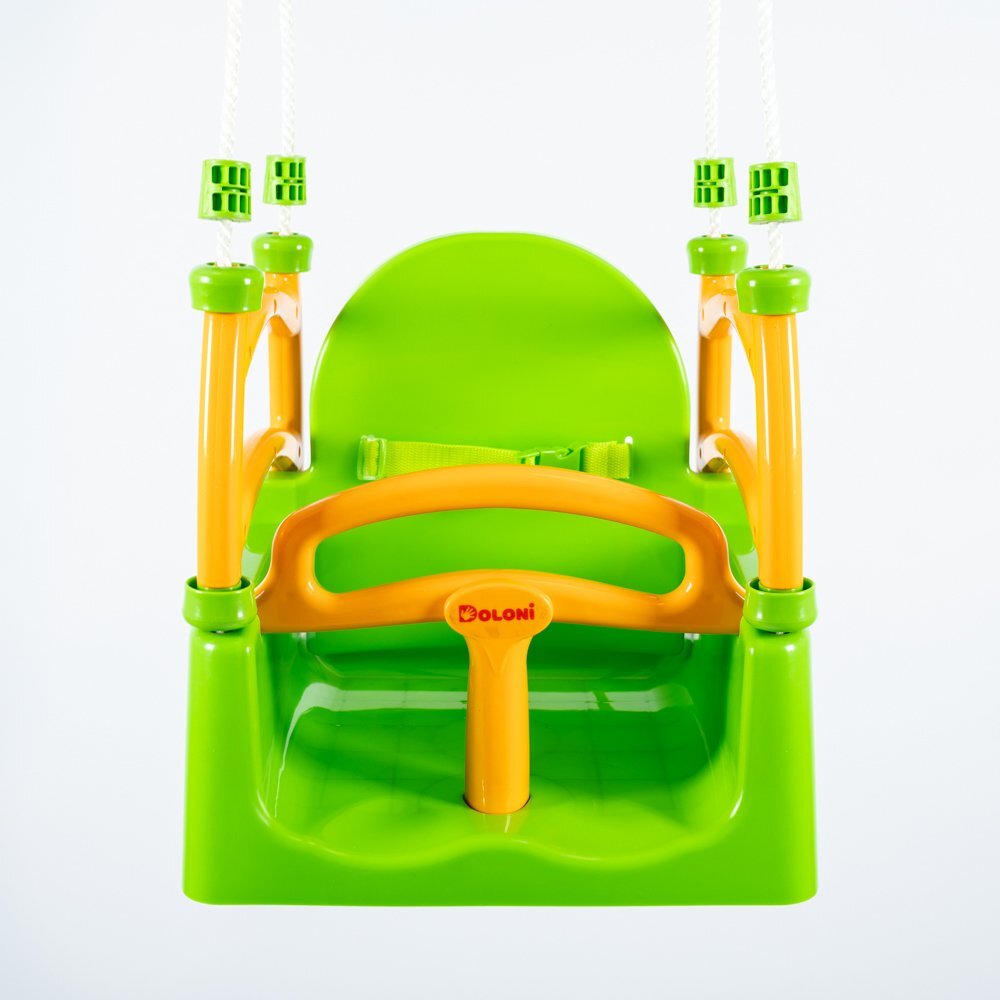 Doloni Leagan suspendabil 3 in 1 pentru copii GreenOrange cu suport spate opritor picioare centura siguranta dimensiune 33 x 39.7 x 41.1 cm