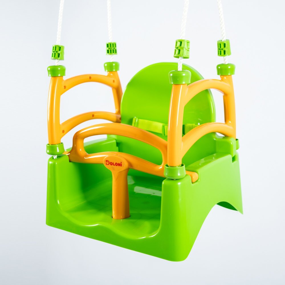 Doloni Leagan suspendabil 3 in 1 pentru copii GreenOrange cu suport spate opritor picioare centura siguranta dimensiune 33 x 39.7 x 41.1 cm