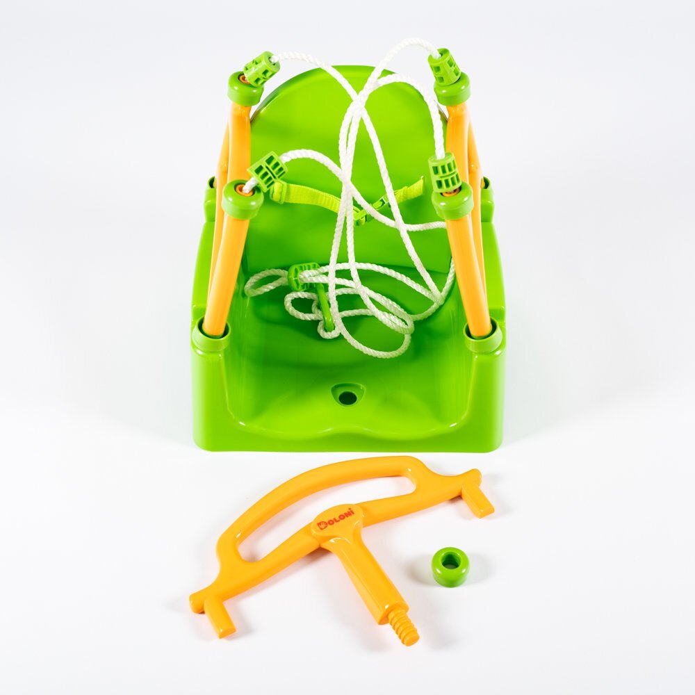 Doloni Leagan suspendabil 3 in 1 pentru copii GreenOrange cu suport spate opritor picioare centura siguranta dimensiune 33 x 39.7 x 41.1 cm