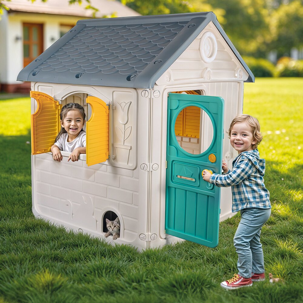 DOLU Casuta pentru copii Prima mea casuta de joaca pastel