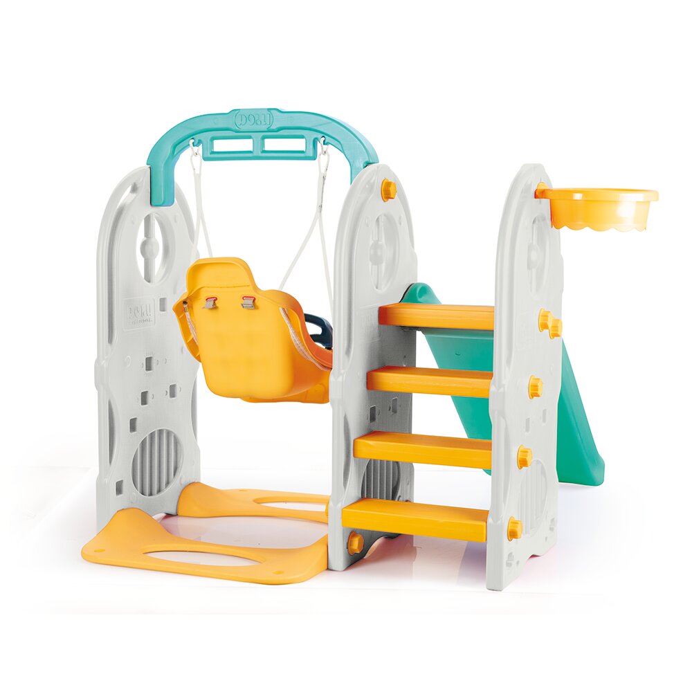 DOLU Centru de joaca 4 in 1 Pastel inaltime ajustabila protectii laterale greutate admisa 30 kg varsta 2 ani+