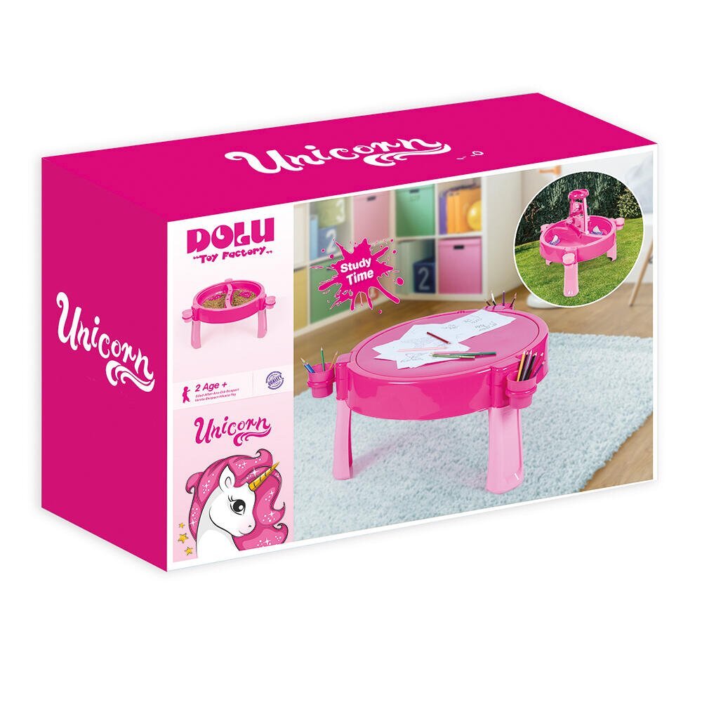 DOLU Masuta de activitati pentru apa si nisip roz
