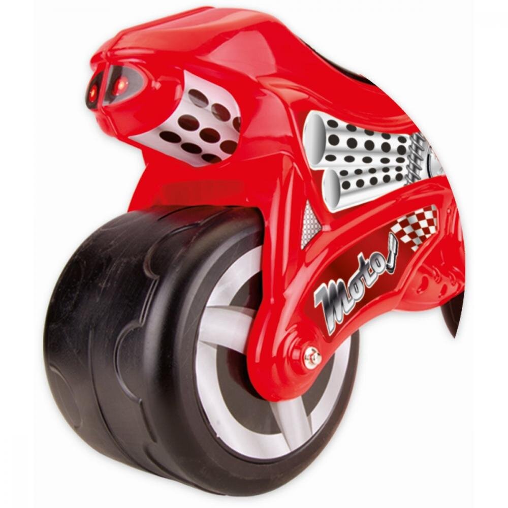 DOLU Motocicleta fara pedale pentru copii Rapida Rosie suporta o greutate de pana la 25 kg dimensiune 50x71x27 cm