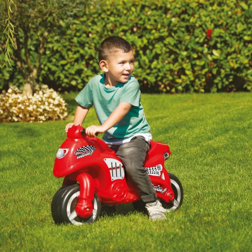 DOLU Motocicleta fara pedale pentru copii Rapida Rosie suporta o greutate de pana la 25 kg dimensiune 50x71x27 cm