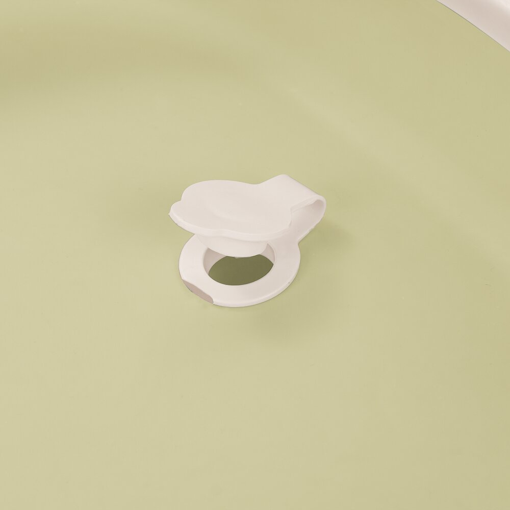 Dolu Nuve Cadita pliabila verde eco design ergonomic cu dop scurgere greutate suportata 15 kg 6 luni+