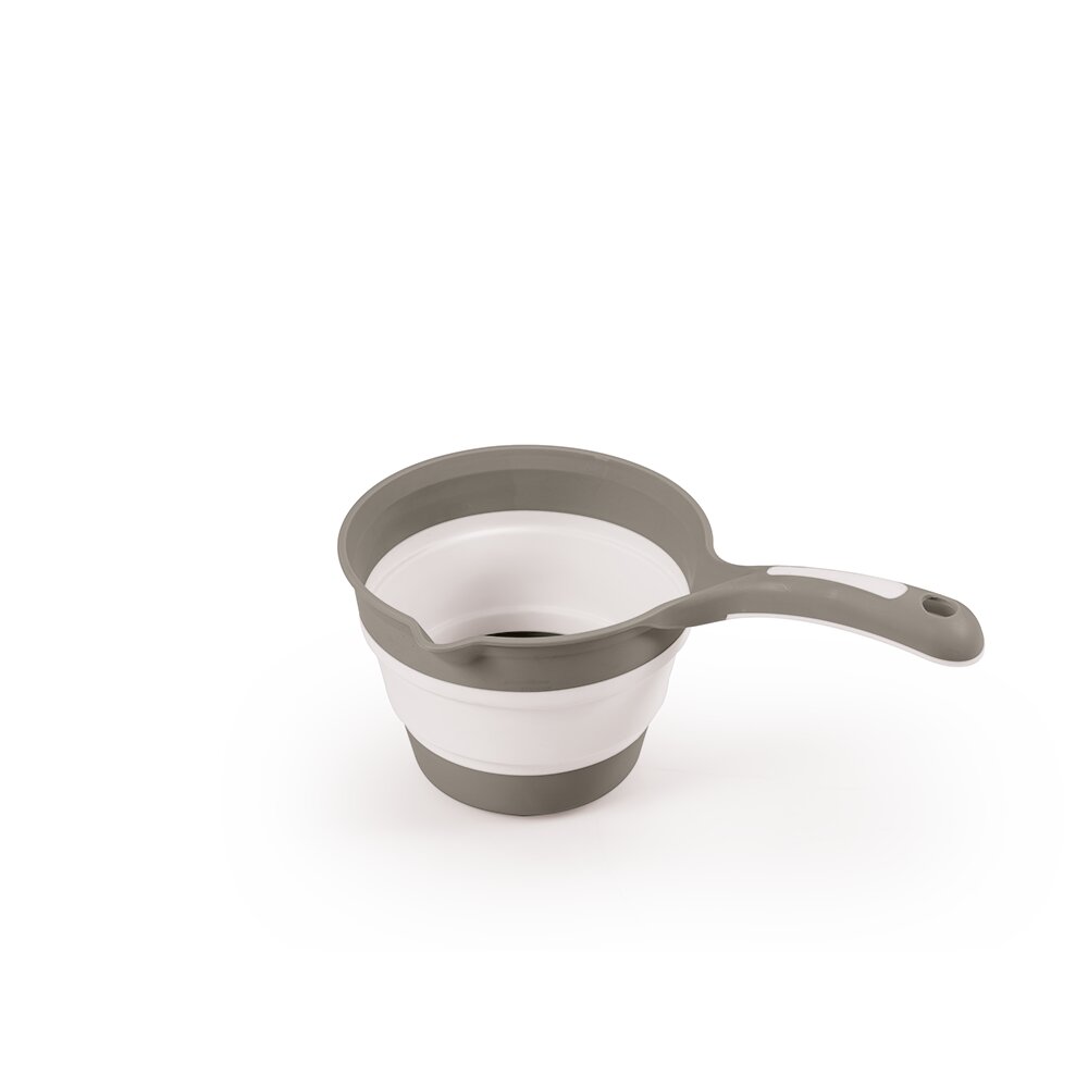 Dolu Nuve Recipient pliabil cu maner pentru baie gri design ergonomic materiale non-toxice fara BPA 6 luni+