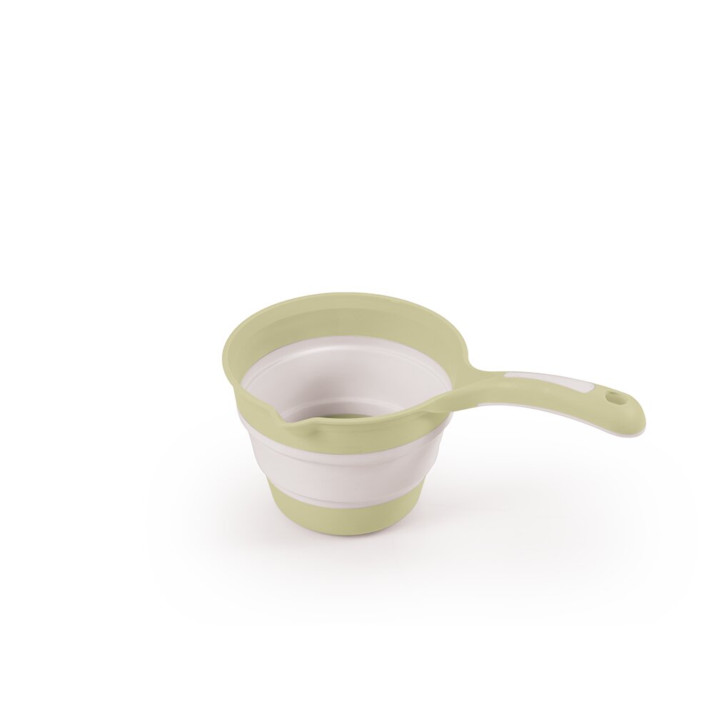 Dolu Nuve Recipient pliabil cu maner pentru baie verde eco design ergonomic materiale non-toxice fara BPA 6 luni+