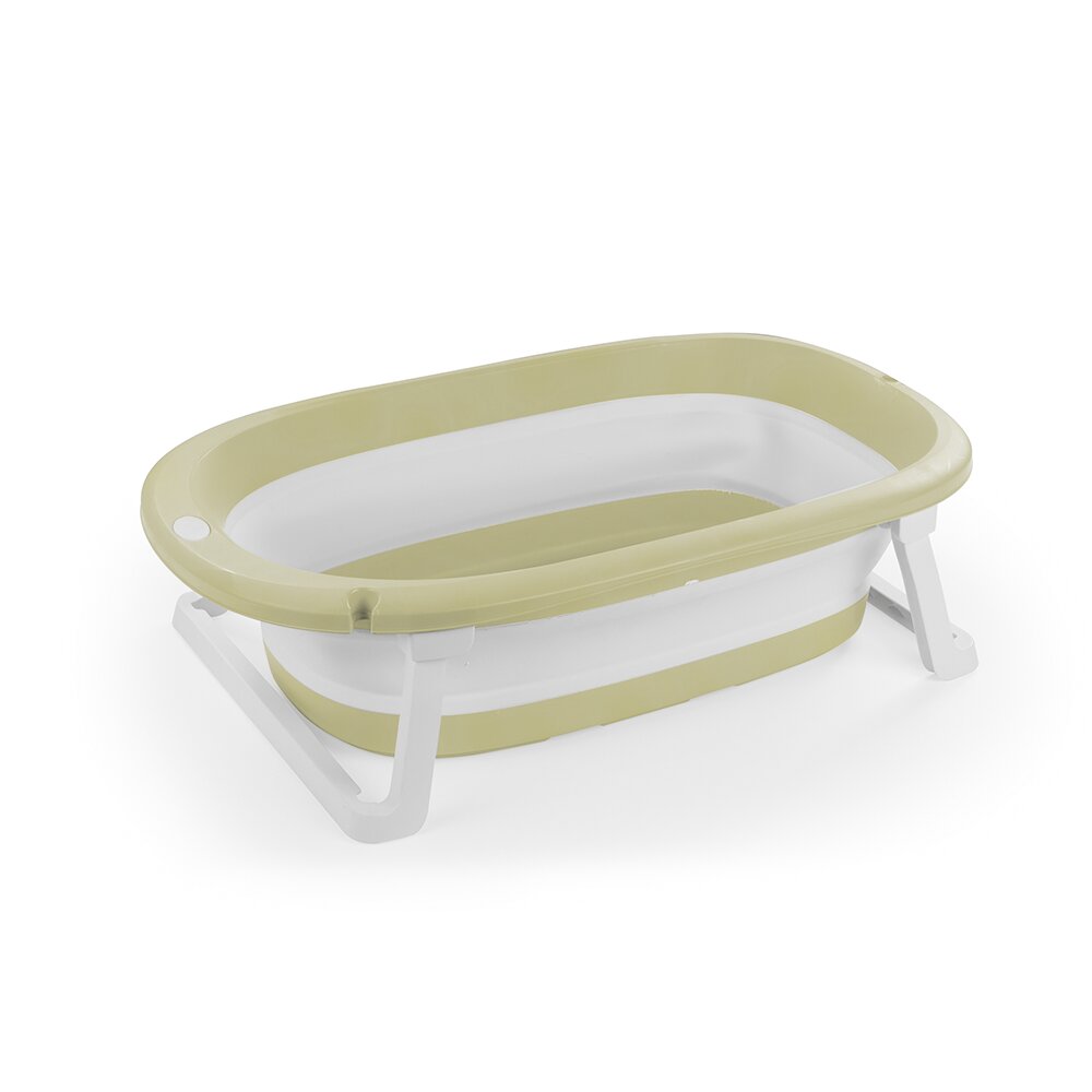 Dolu Nuve Set 3 in 1 cu cadita pliabila cana si galeata pentru clatire verde eco materiale non-toxice fara BPA 6 luni+