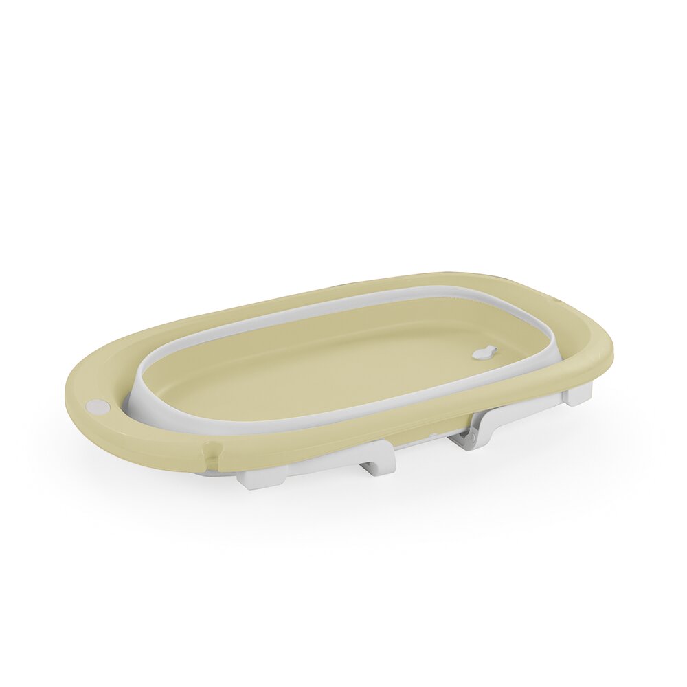 Dolu Nuve Set 3 in 1 cu cadita pliabila cana si galeata pentru clatire verde eco materiale non-toxice fara BPA 6 luni+