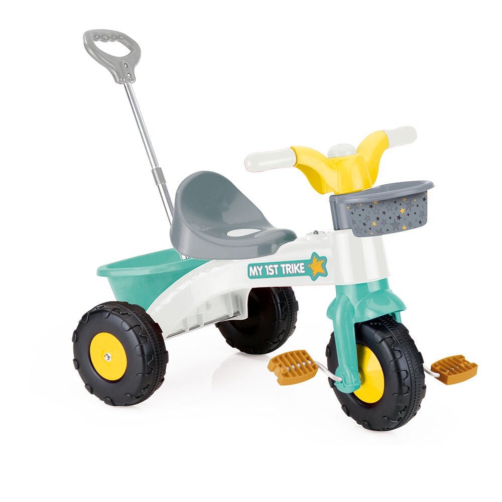 DOLU Prima mea tricicleta cu maner Pastel