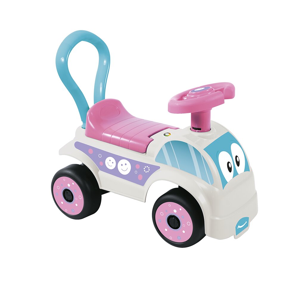 DOLU Ride-On fetite fara pedale Foot to Floor albroz cu volan spatar cu posibilitatea de impingere spatiu de depozitare claxon