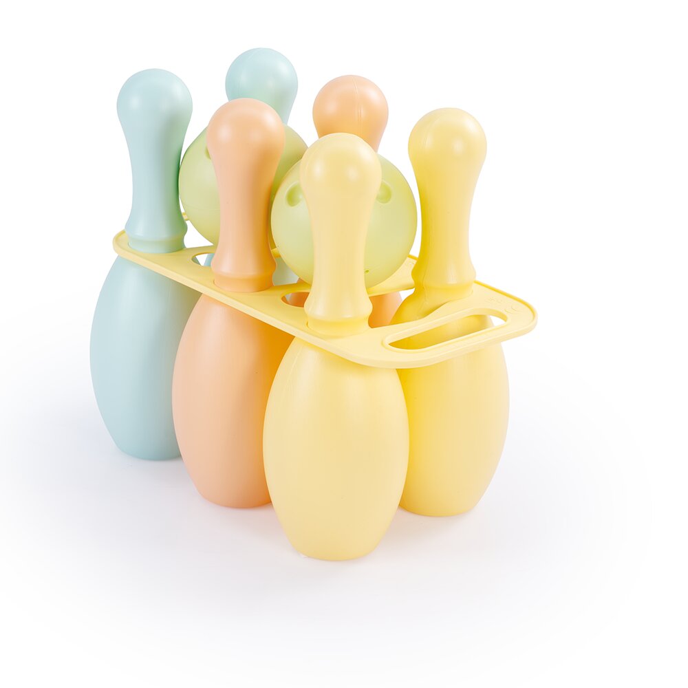 DOLU Set de bowling cu 6 popice Pastel