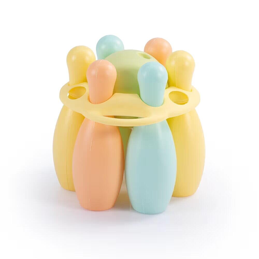 DOLU Set de bowling cu 6 popice Pastel 19 cm