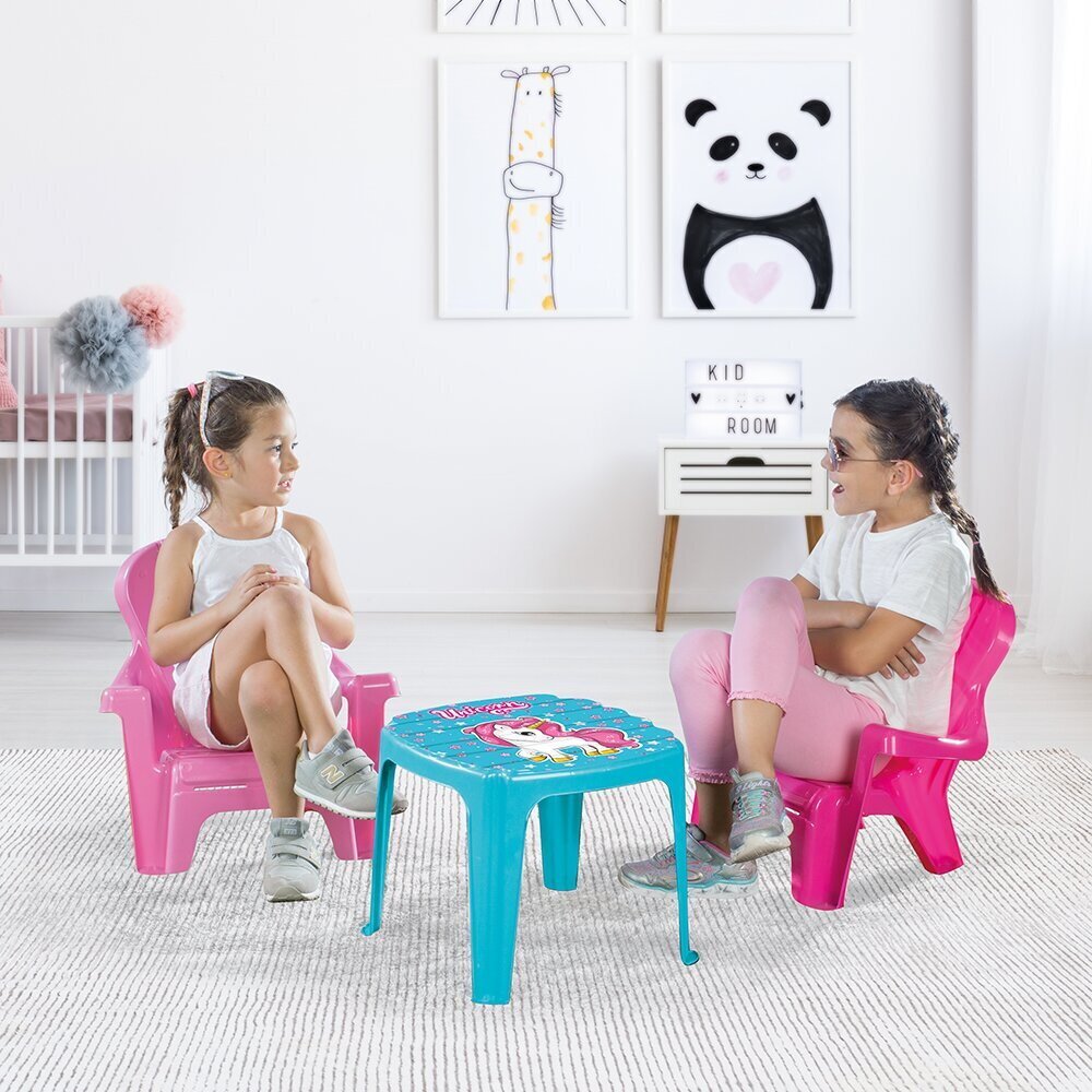 DOLU Set de masa cu scaune Unicorn
