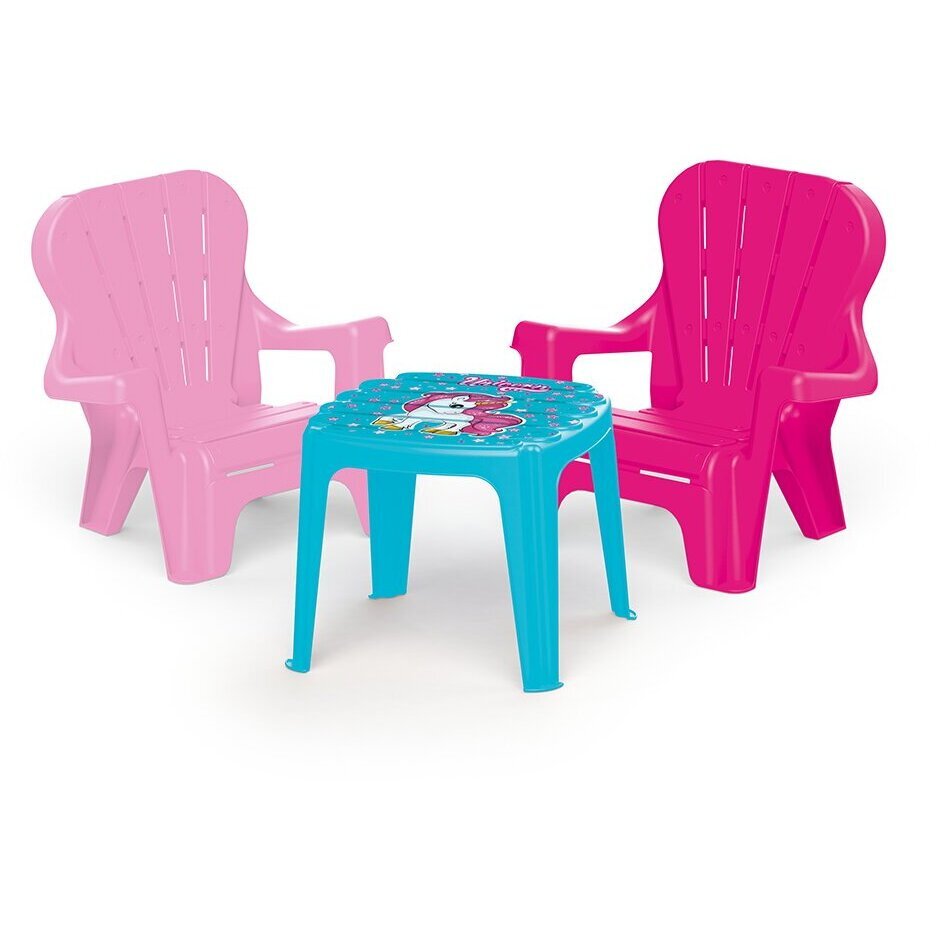 DOLU Set de masa cu scaune Unicorn