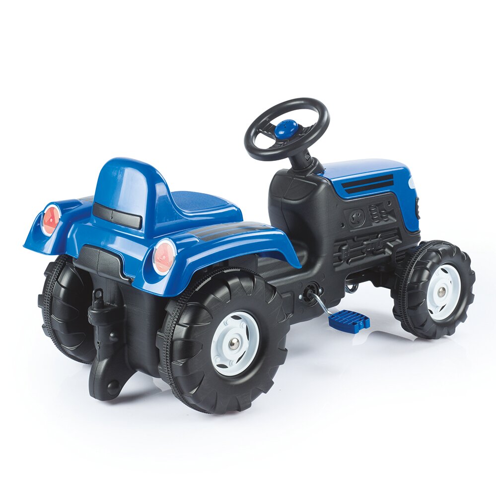 DOLU Tractor cu pedale albastru
