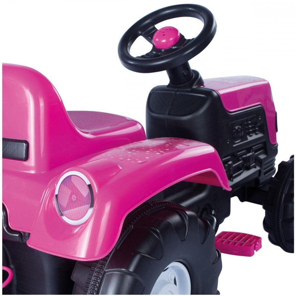 DOLU Tractor cu pedale si remorca Unicorn