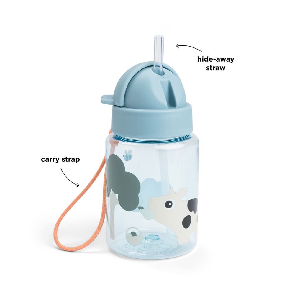 Done by Deer Cana cu pai Tiny Farm blue 280 ml