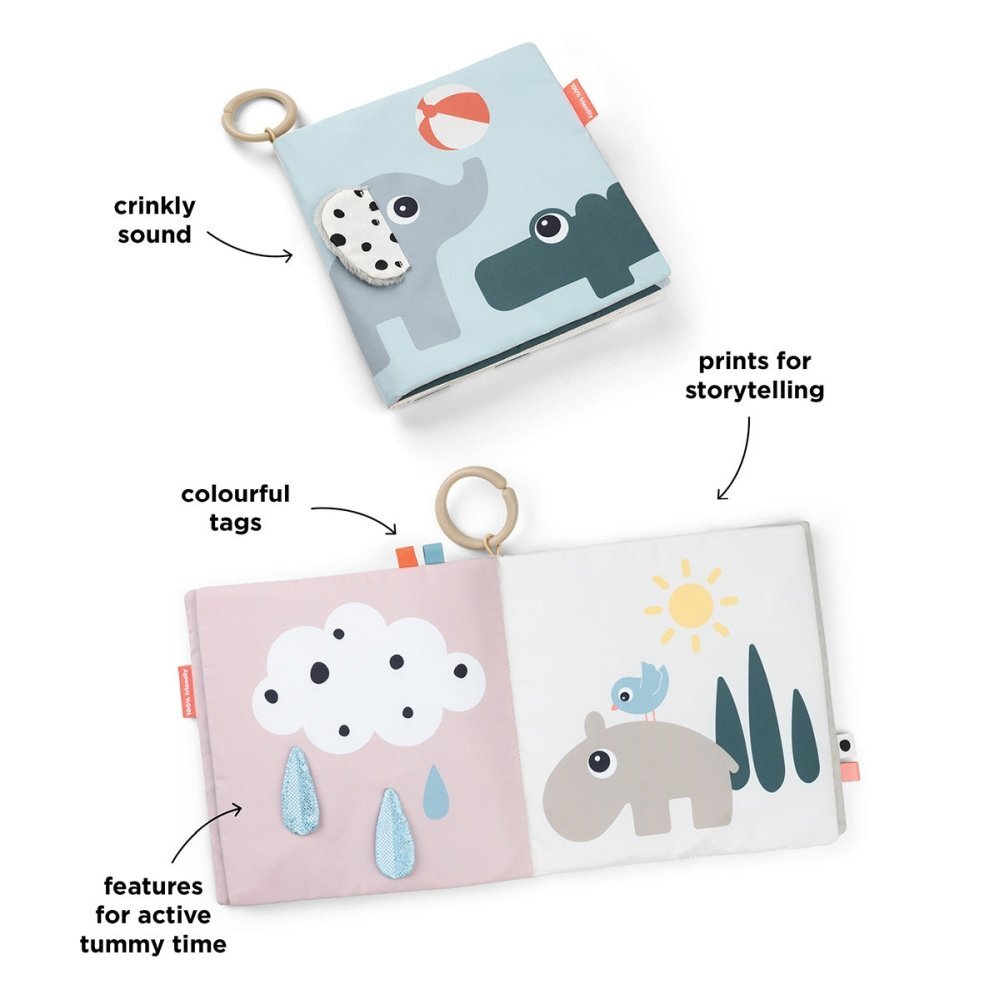 Done by Deer Carte moale pentru tummy time Deer Friends Multicolor
