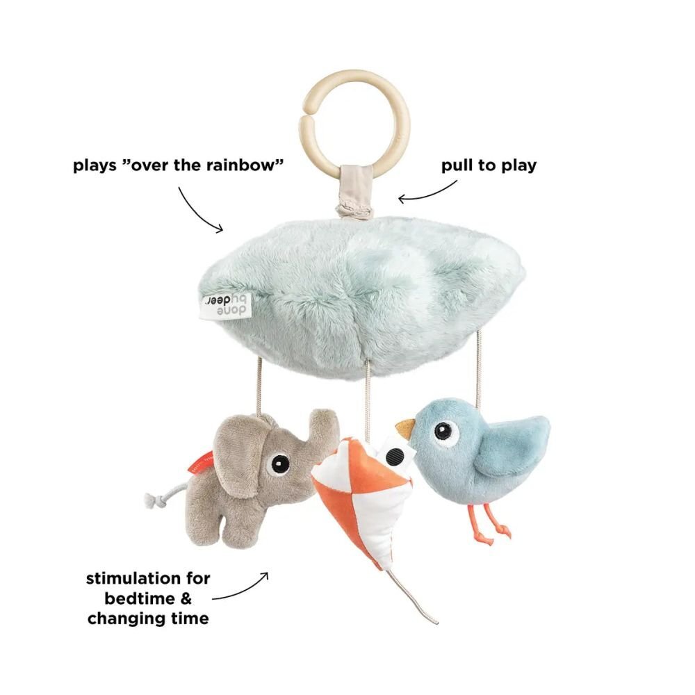Done by Deer Carusel muzical Playground blue 18 x 15 x 26 cm