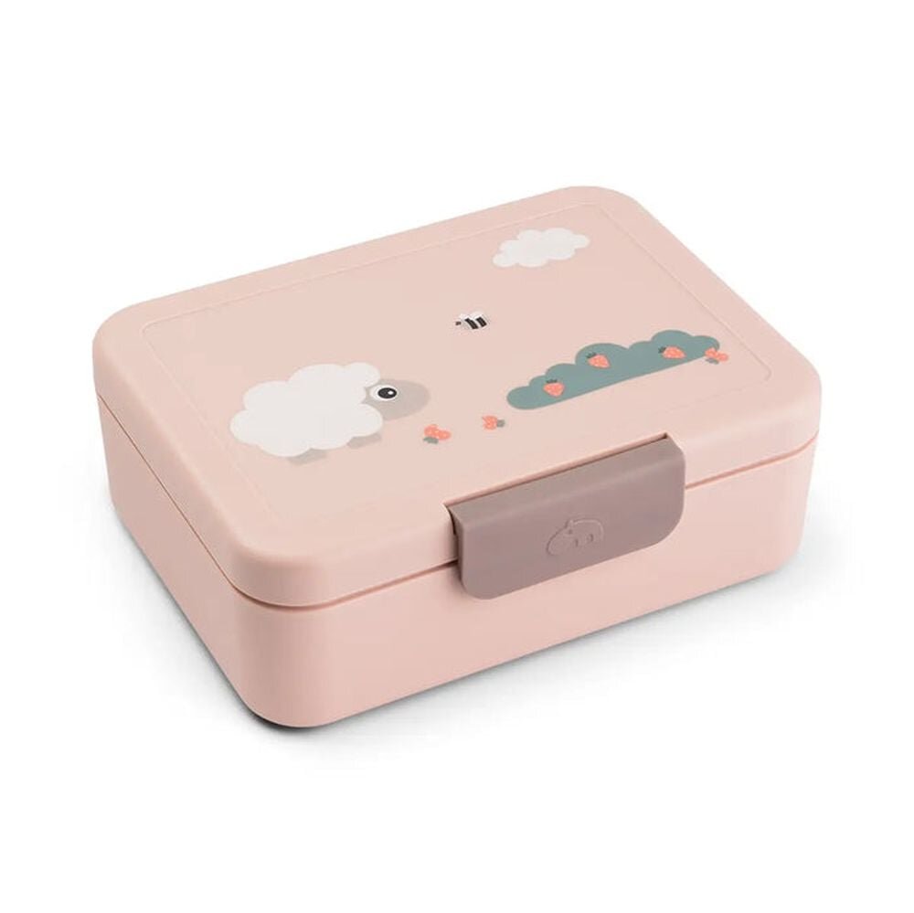 Done by Deer Caserola pentru pranz cu divizor Tiny Farm Powder